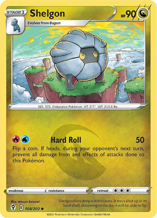 Shelgon 108/203 (SWSH07: Evolving Skies) 