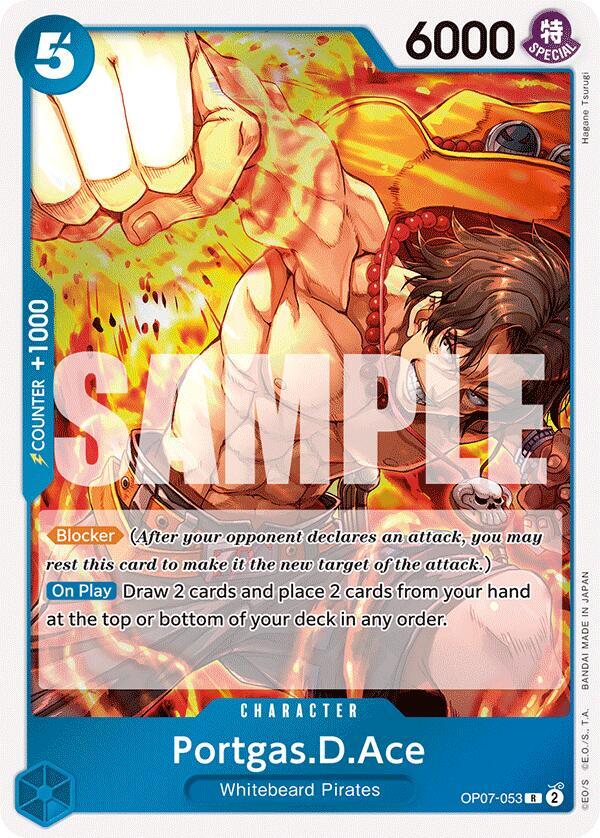 Portgas.D.Ace OP07-053 (500 Years in the Future)  - Foil