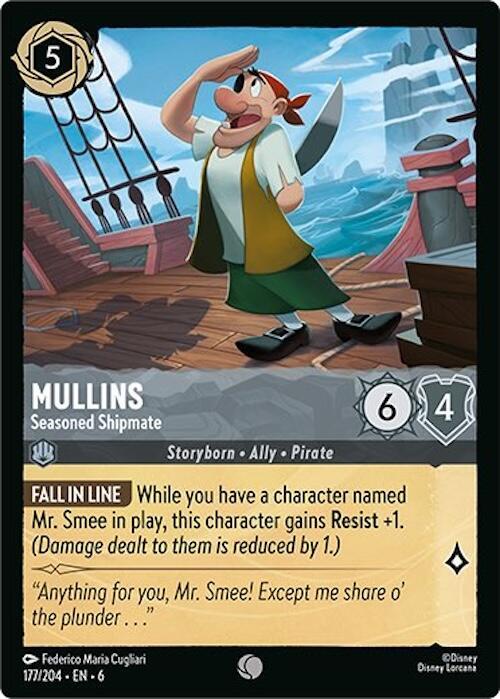 Mullins, Seasoned Shipmate 177/204 (Azurite Sea)  - Cold Foil