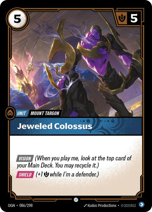Jeweled Colossus 86/298 (Origins)  - Foil