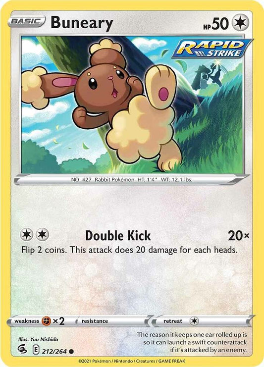 Buneary 212/264 (SWSH08: Fusion Strike) 