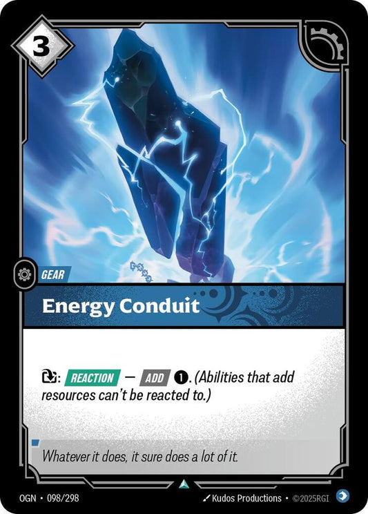 Energy Conduit 98/298 (Origins) 