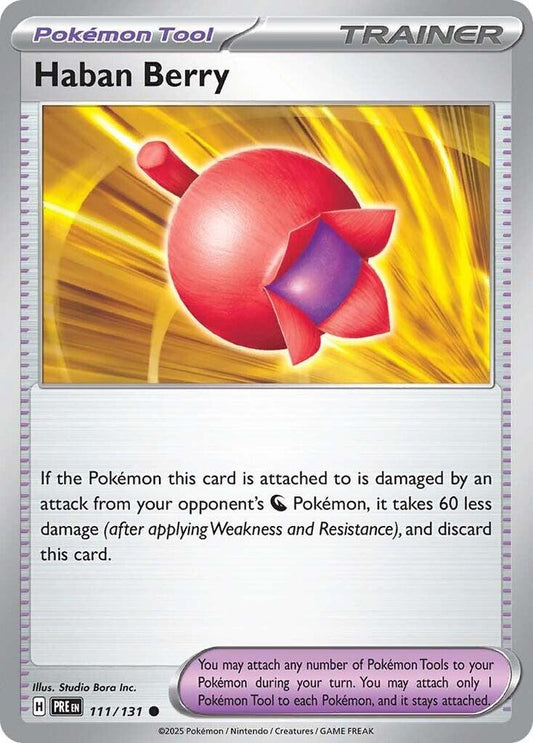 Haban Berry 111/131 (SV: Prismatic Evolutions) 