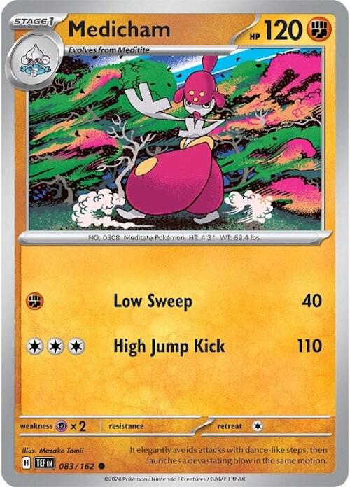 Medicham 083/162 (SV05: Temporal Forces)  - Reverse Holofoil