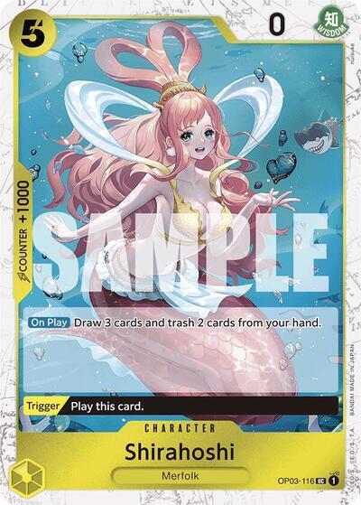 Shirahoshi OP03 116 Jolly Roger Foil OP03-116 (Premium Booster -The Best-)  - Foil