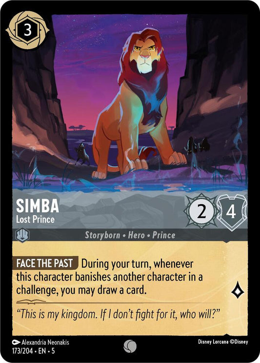 Simba Lost Prince 173/204 (Shimmering Skies) 
