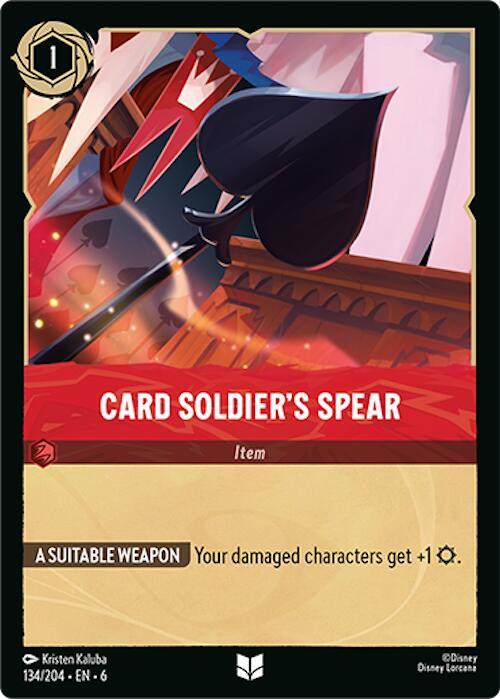 Card Soldier's Spear 134/204 (Azurite Sea) 