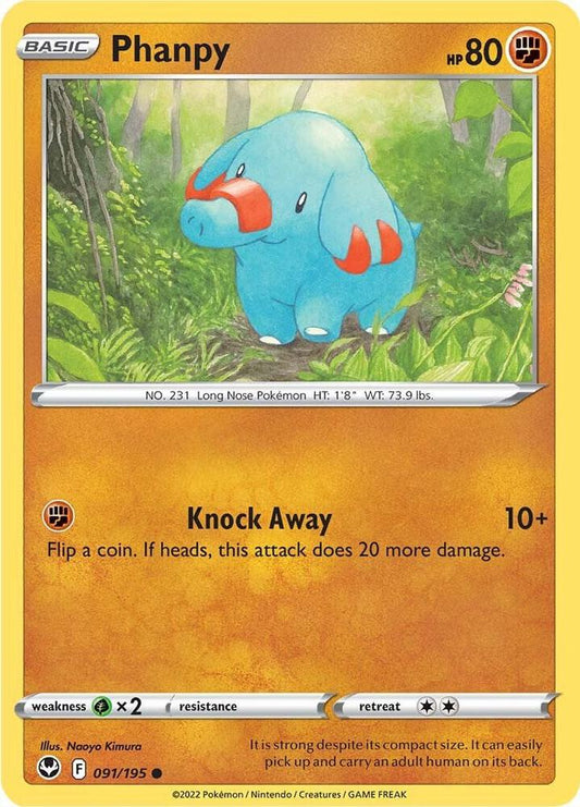 Phanpy 091/195 (SWSH12: Silver Tempest) 