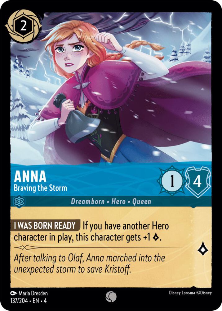 Anna Braving the Storm 137/204 (Ursula's Return)  - Cold Foil