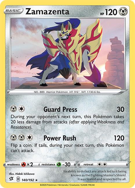 Zamazenta 140/192 (SWSH02: Rebel Clash) 