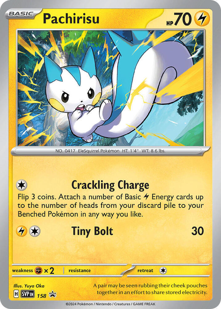 Pachirisu 158 (SV: Scarlet & Violet Promo Cards)  - Holofoil