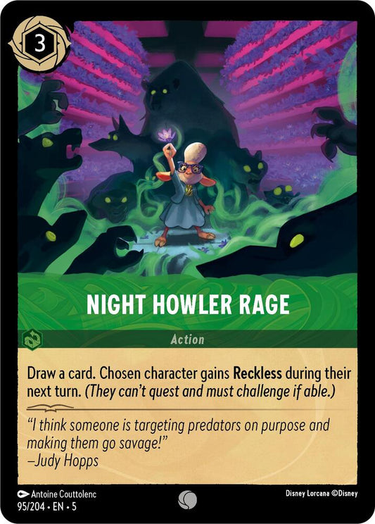 Night Howler Rage 95/204 (Shimmering Skies) 