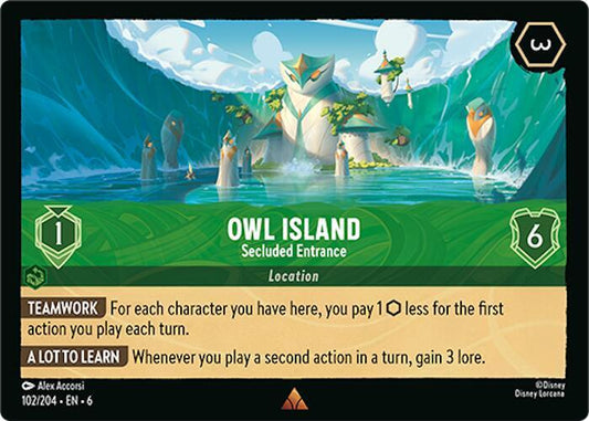 Owl Island, Secluded Entrance 102/204 (Azurite Sea) 