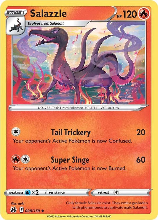Salazzle 028/159 (Crown Zenith) 
