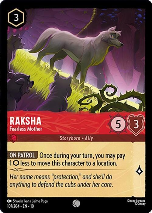Raksha Fearless Mother 107/204 (Whispers in the Well) 