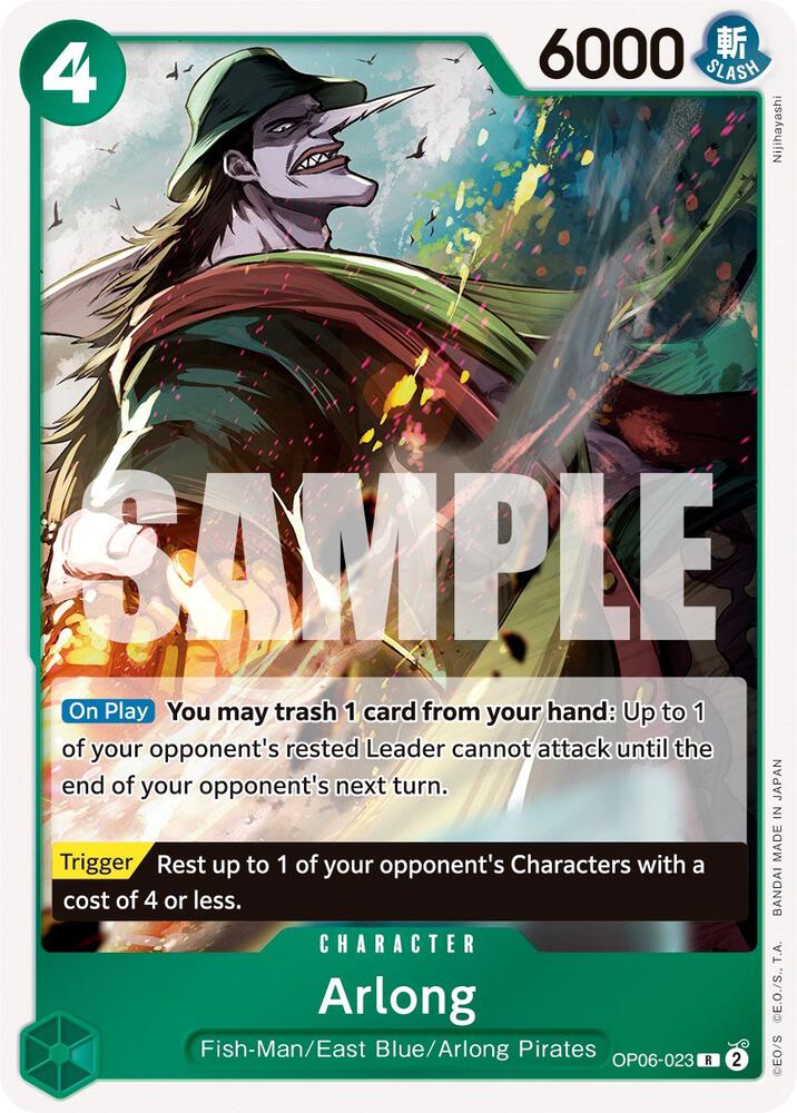 Arlong OP06-023 (Wings of the Captain)  - Foil