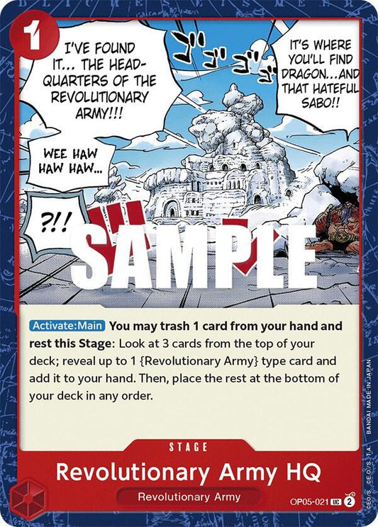 Revolutionary Army HQ OP05-021 (Awakening of the New Era) 