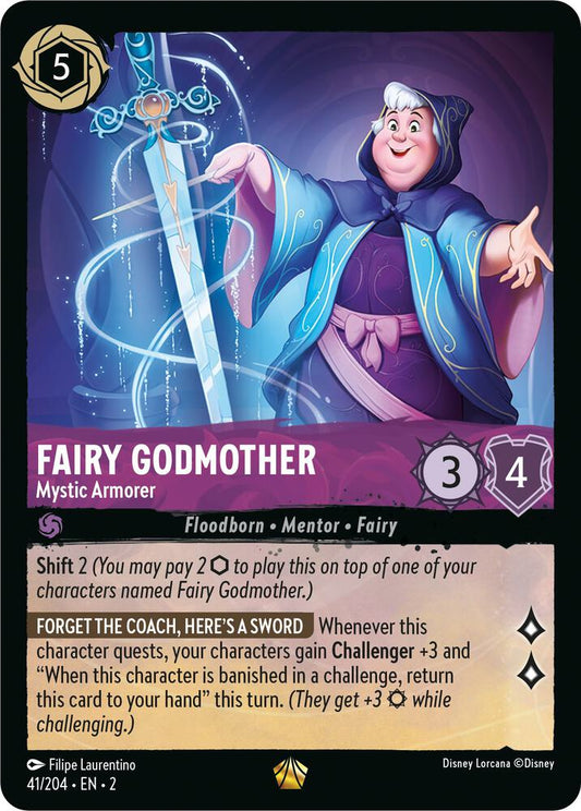 Fairy Godmother Mystic Armorer 41/204 (Rise of the Floodborn) 