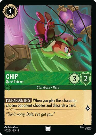 Chip Quick Thinker 97/204 (Reign of Jafar) 