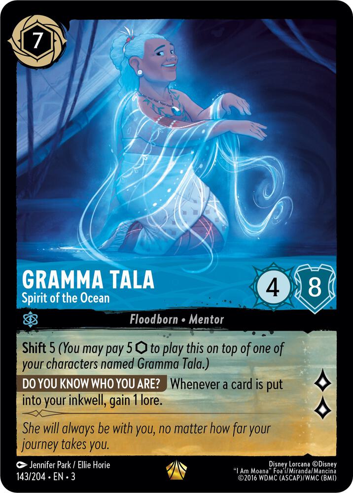 Gramma Tala, Spirit of the Ocean 143/204 (Into the Inklands) 