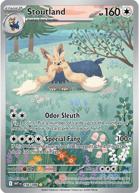 Stoutland 156/086 156/086 (SV: White Flare)  - Holofoil