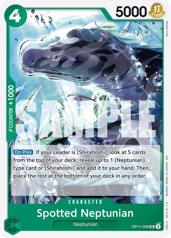 Spotted Neptunian OP11-036 (A Fist of Divine Speed) 
