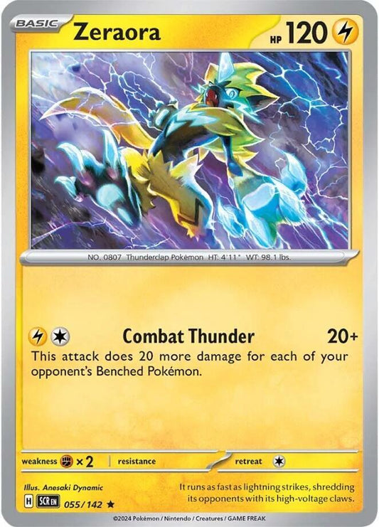 Zeraora 055/142 (SV07: Stellar Crown)  - Holofoil