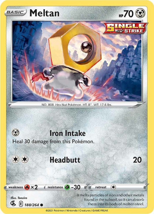 Meltan 188/264 (SWSH08: Fusion Strike) 