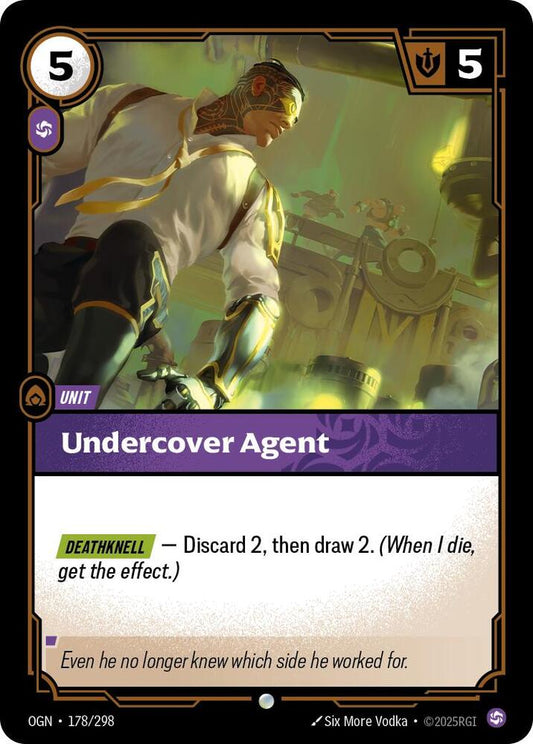 Undercover Agent 178/298 (Origins)  - Foil