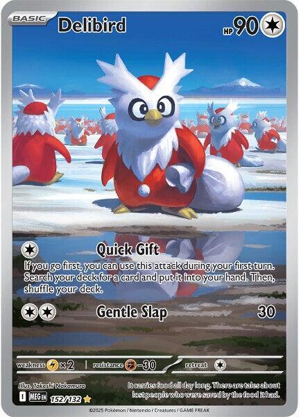 Delibird 152/132 (ME01: Mega Evolution)  - Holofoil