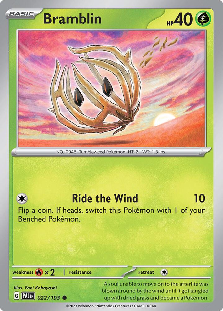 Bramblin 022/193 (SV02: Paldea Evolved) 