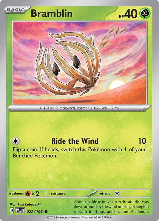 Bramblin 022/193 (SV02: Paldea Evolved) 