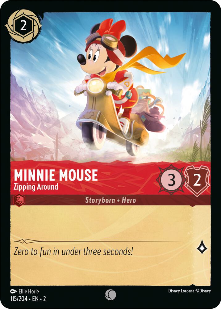 Minnie Mouse, Zipping Around 115/204 (Rise of the Floodborn) 