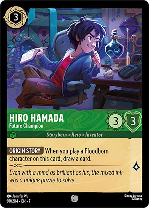 Hiro Hamada, Future Champion 90/204 (Archazia's Island)  - Cold Foil