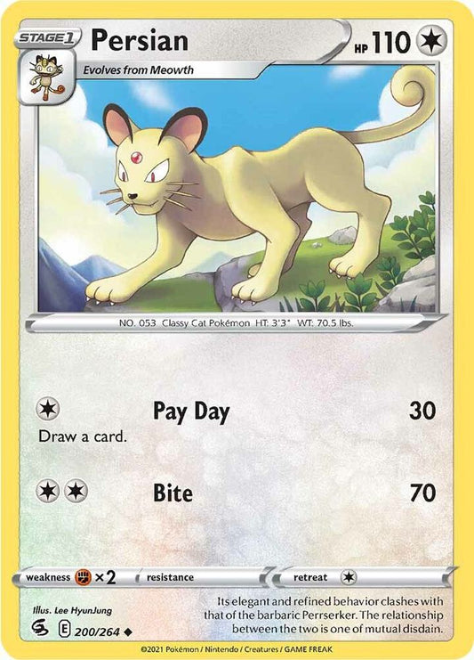 Persian 200/264 (SWSH08: Fusion Strike) 