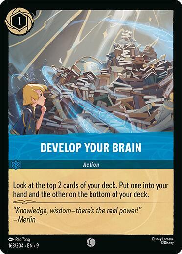 Develop Your Brain 163/204 (Fabled)  - Cold Foil