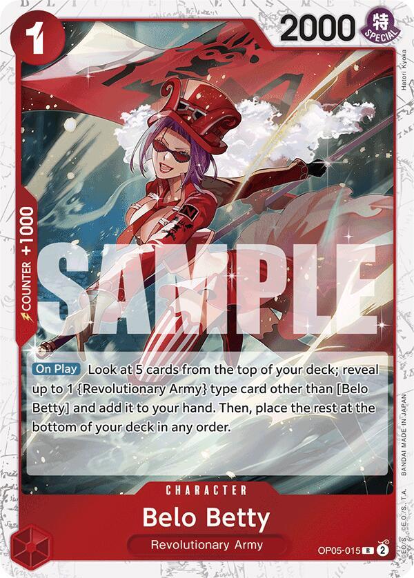Belo Betty OP05-015 (Premium Booster -The Best-)  - Jolly Roger Foil