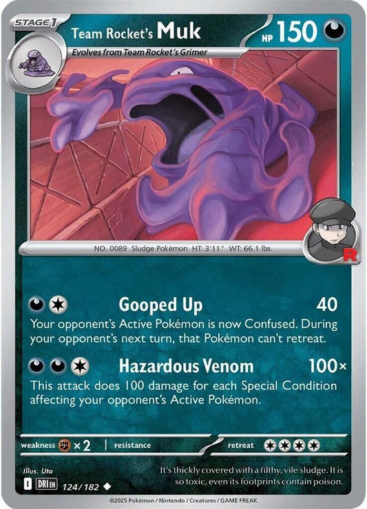 Team Rocket's Muk 124/182 (SV10: Destined Rivals) 