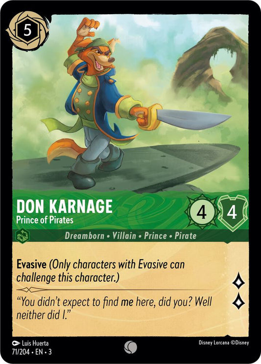 Don Karnage Prince of Pirates 71/204 (Into the Inklands) 