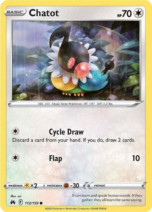 Chatot 112/159 (Crown Zenith) 