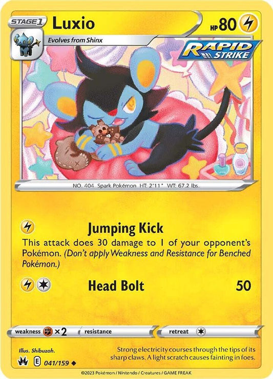 Luxio 041/159 (Crown Zenith) 