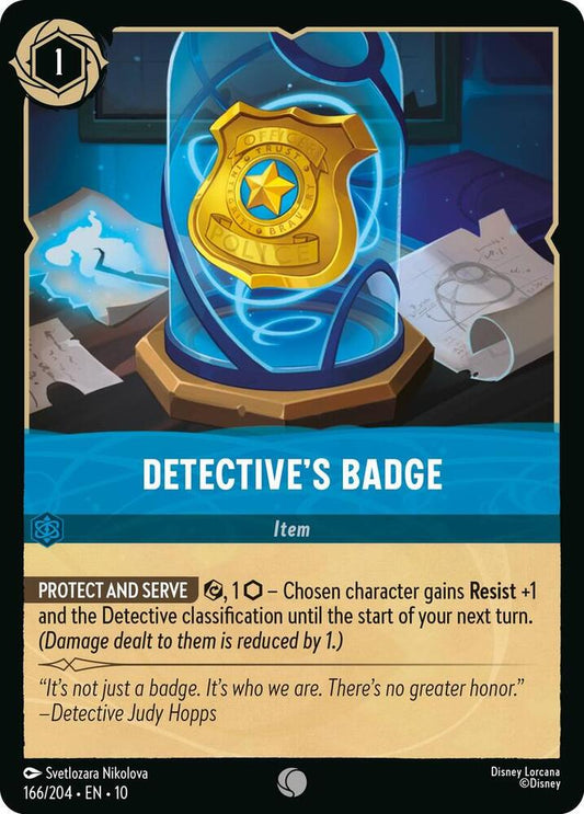 Detectives Badge 166/204 (Whispers in the Well) 