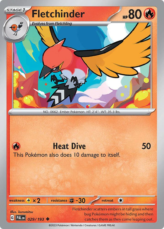 Fletchinder 029/193 (SV02: Paldea Evolved) 