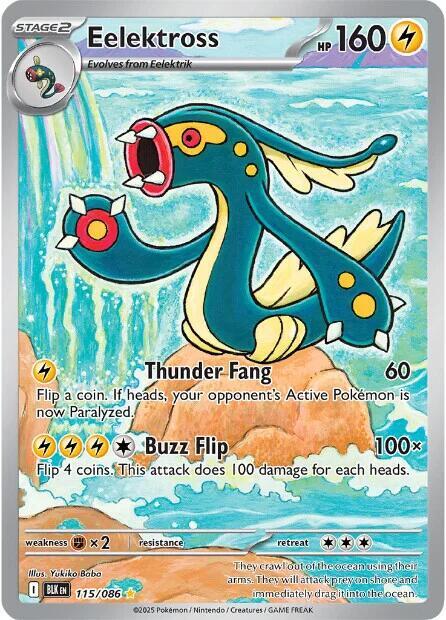 Eelektross 115/086 (SV: Black Bolt)  - Holofoil