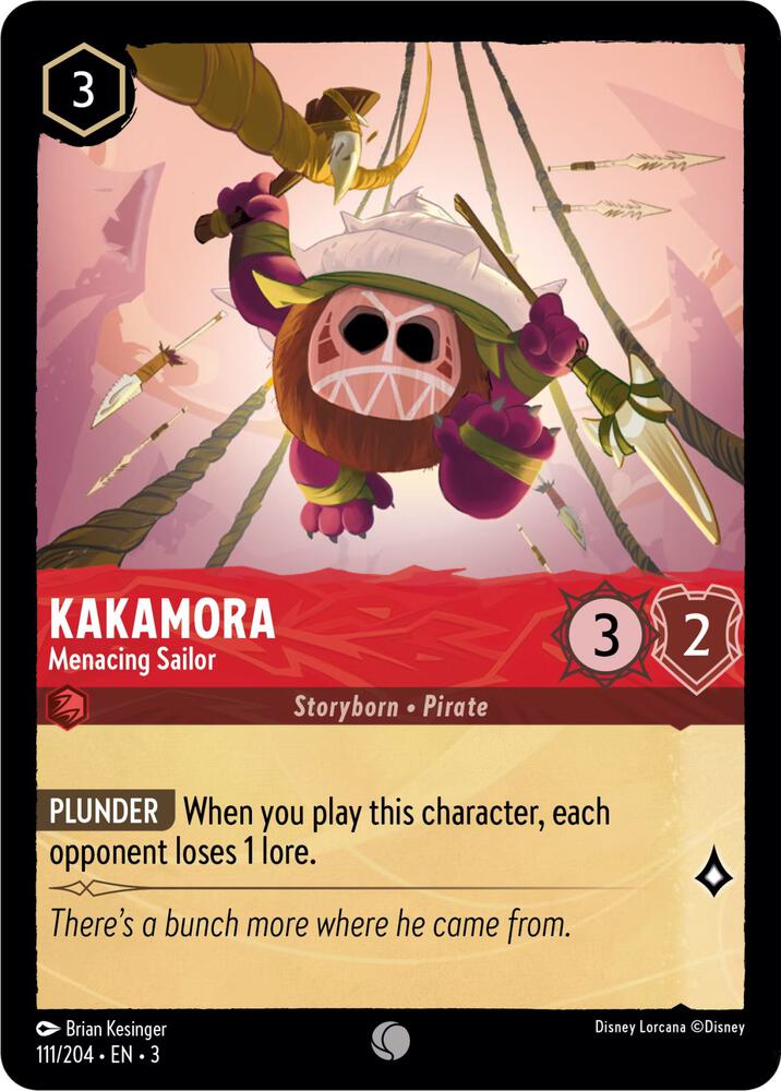 Kakamora Menacing Sailor 111/204 (Into the Inklands) 
