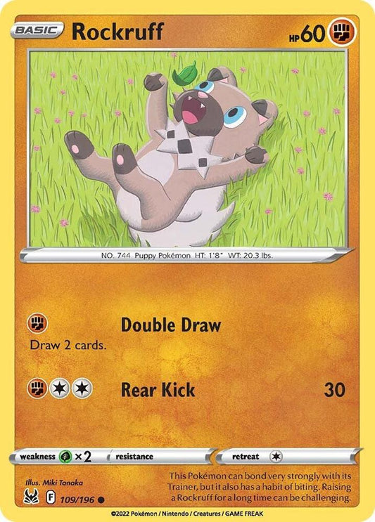 Rockruff 109/196 (SWSH11: Lost Origin) 
