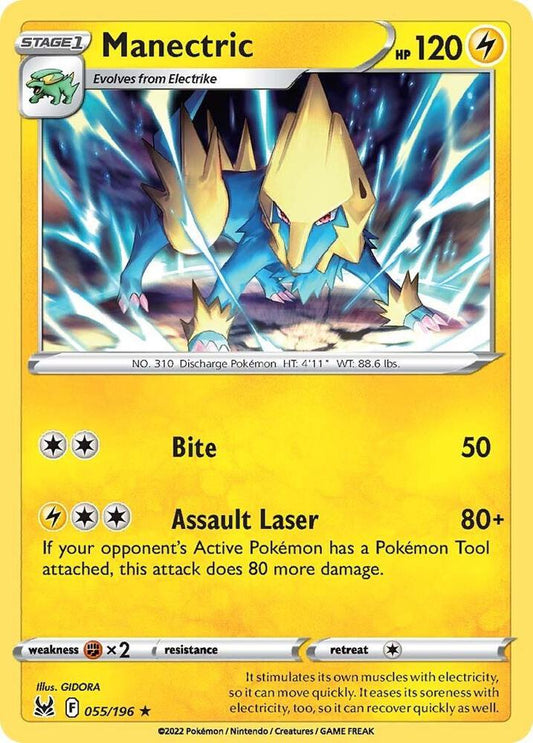 Manectric 055/196 (SWSH11: Lost Origin) 