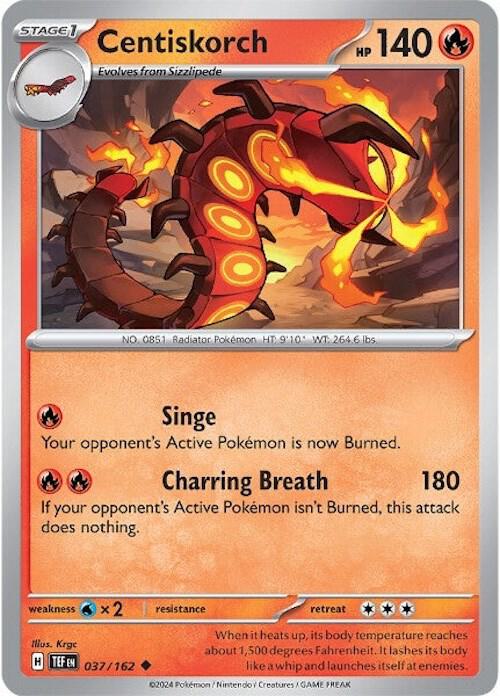 Centiskorch 037/162 (SV05: Temporal Forces) 