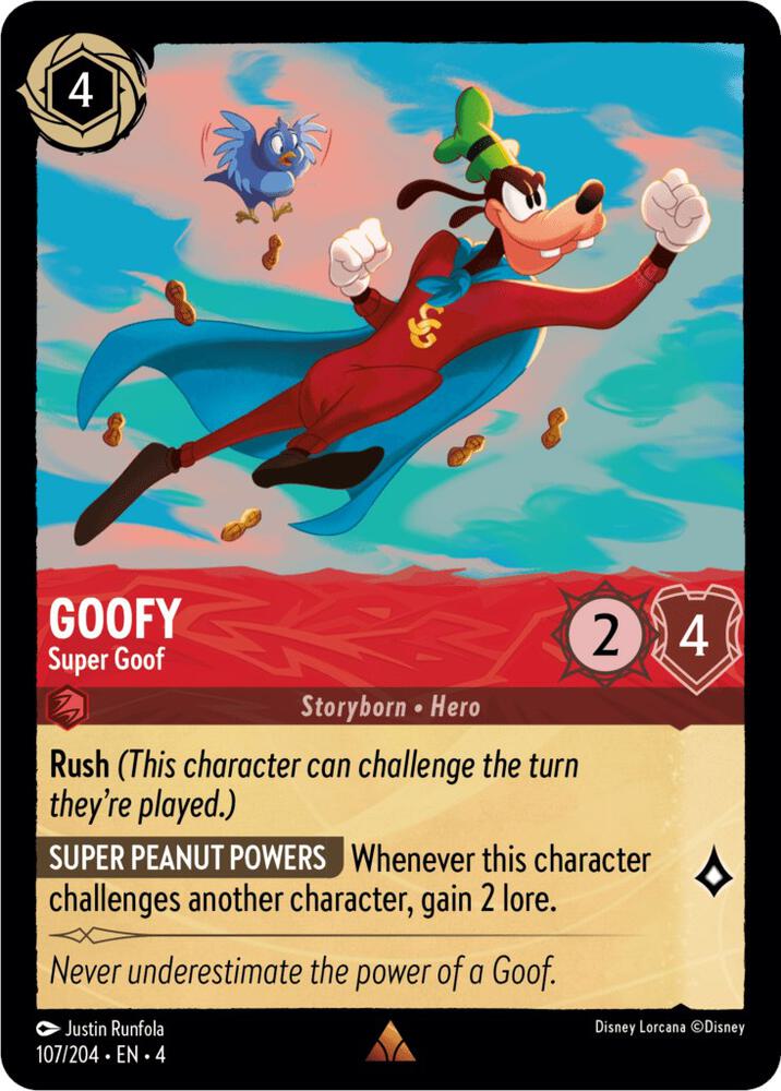 Goofy, Super Goof 107/204 (Ursula's Return) 