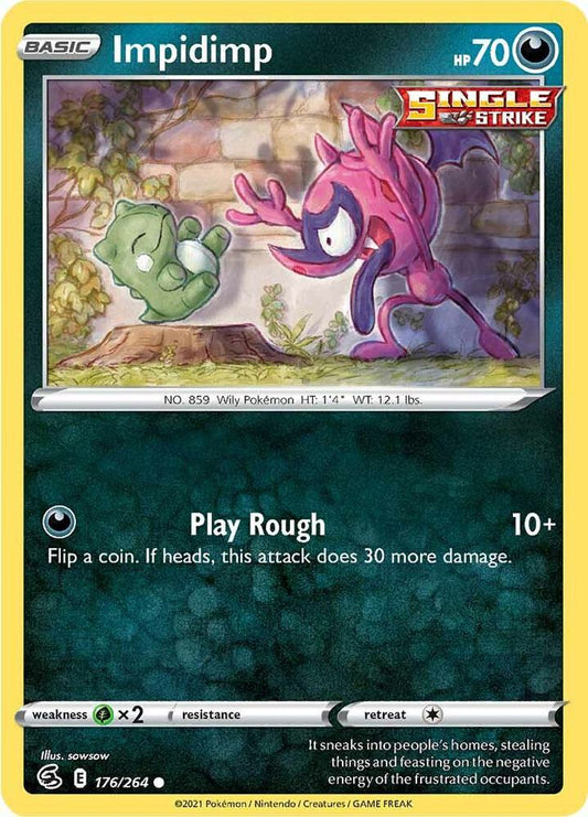 Impidimp 176/264 (SWSH08: Fusion Strike) 